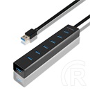 Axagon HUE-SA7BP USB 3.0 HUB (7 portos, aktív, gyorstöltő)