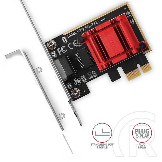 Axagon PCEE-G25 2.5 Gigabit Ethernet (PCIe)