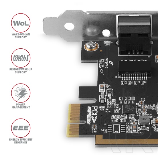 Axagon PCEE-GRF Gigabit Ethernet (PCIe)