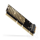 Axagon PCEM2-1U PCIE NVME M.2 x16/x8/x4 M-Key slot adapter