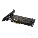 Axagon PCEM2-DC PCIe NVMe+SATA M.2 Adapter