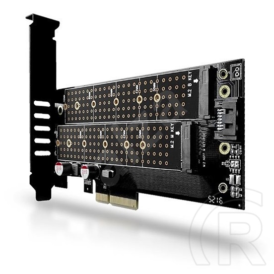 Axagon PCEM2-D PCI-Express - NVME+NGFF M.2 adapter (PCIe 3.0 x4 -> M.2)