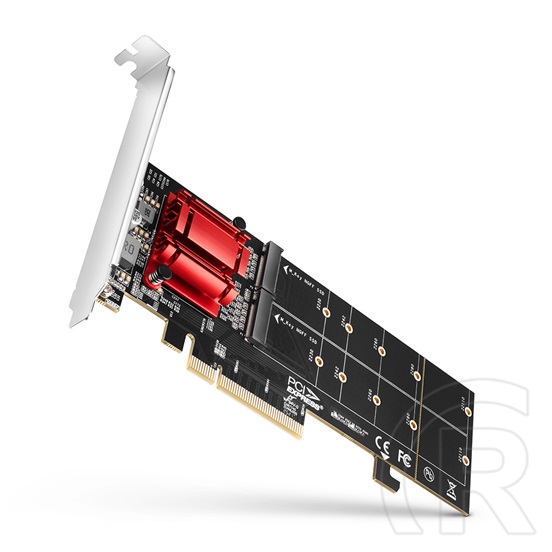 Axagon PCEM2-ND PCIE 2X NVME M.2 Adapter