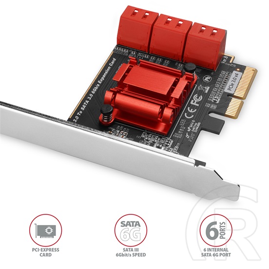 Axagon PCES-SA6 PCIe controller 6x SATA 6G