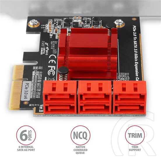 Axagon PCES-SA6 PCIe controller 6x SATA 6G