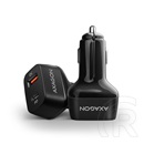 Axagon PWC-PQ38 PD & QC autós töltő 38W (fekete)