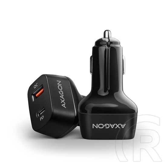 Axagon PWC-PQ38 PD & QC autós töltő 38W (fekete)