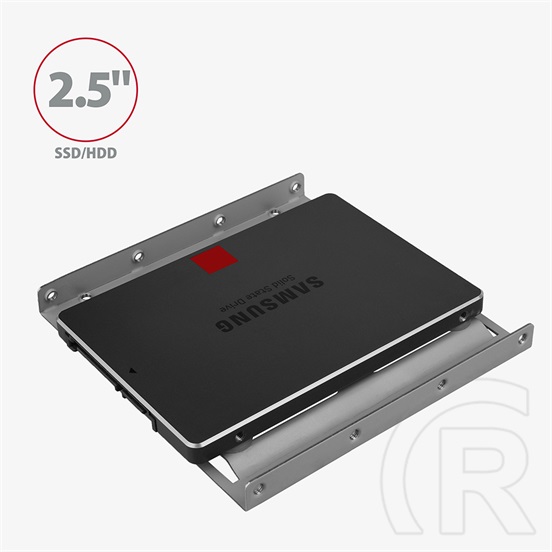 Axagon RHD-125S (2.5" SSD/HDD -  3.5", ezüst)