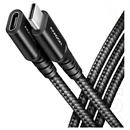 Axagon USB-C hosszabbító kábel (USB 3.2, 1m, fekete)