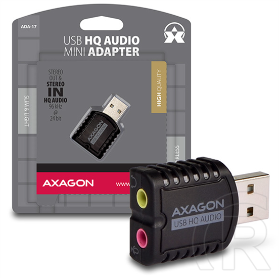 Axagon ADA-17 USB HQ audio hangkártya