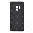 BASEUS Samsung Galaxy S9 (SM-G960) bv szilikon telefonvédő (fonott minta) fekete