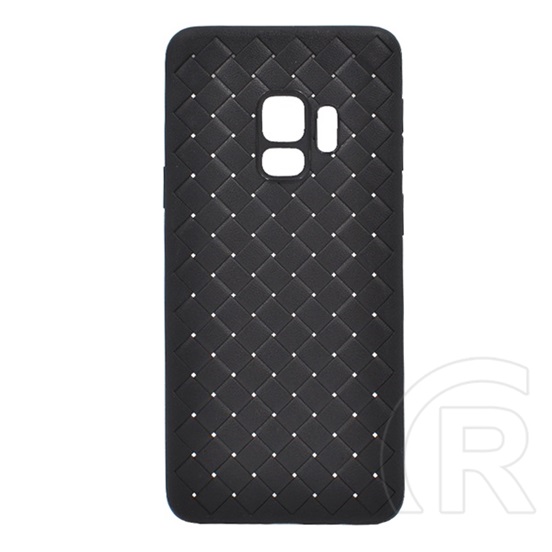 BASEUS Samsung Galaxy S9 (SM-G960) bv szilikon telefonvédő (fonott minta) fekete