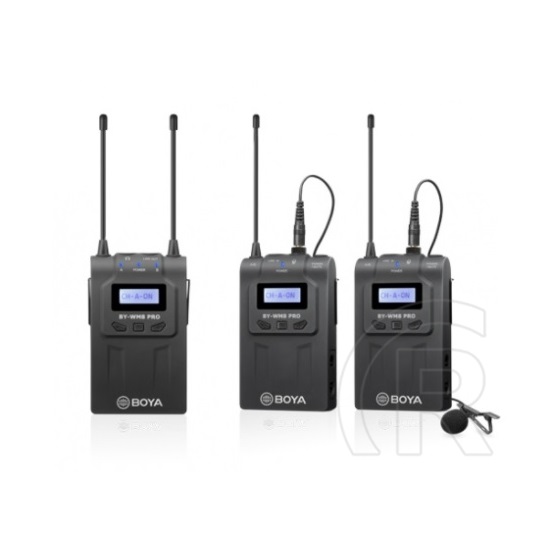 BOYA BY-WM8 Pro-K1 UHF vezetéknélküli szett (2 jeladóval)