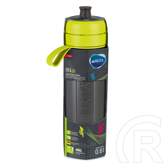 BRITA Fill&Go Active vízszűrős kulacs 600ml (zöld)