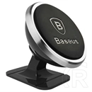 Baseus 360° Magnetic autós tartó (műszerfalra, mágneses, ezüst)