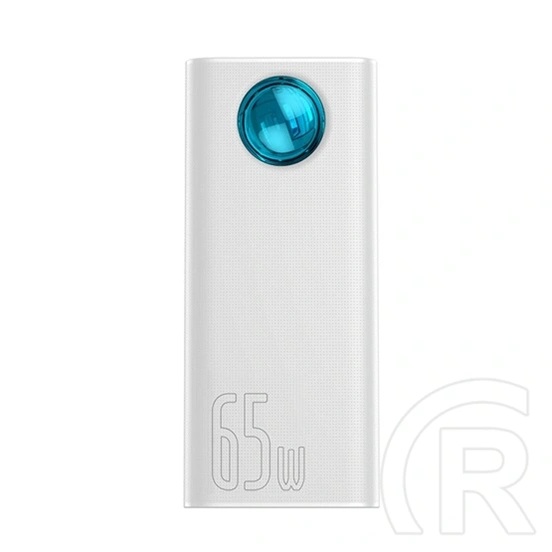 Baseus Amblight vésztöltő 4 usb+1 type-c aljzat (30000 mAh, 65W, PD3.0, QC3.0, SCP, FCP, AFC, LED kijelző, 100W type-c k