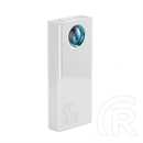 Baseus Amblight vésztöltő 4 usb+1 type-c aljzat (30000 mAh, 65W, PD3.0, QC3.0, SCP, FCP, AFC, LED kijelző, 100W type-c k