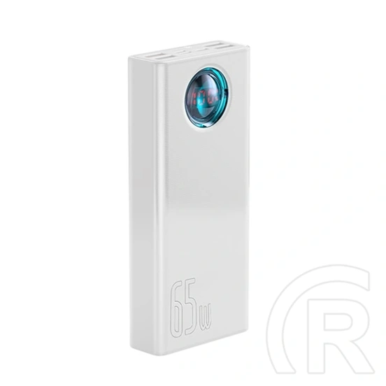 Baseus Amblight vésztöltő 4 usb+1 type-c aljzat (30000 mAh, 65W, PD3.0, QC3.0, SCP, FCP, AFC, LED kijelző, 100W type-c k