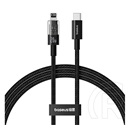 Baseus Apple IPAD (4th Generation) gem adatkábel (usb - lightning, 20w, pd gyorstöltő, cipőfűző, 200cm) fekete