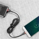 Baseus Cafule USB Type-A – Micro USB töltő- és adatkábel (1 m, 12 W, 480 Mbps, fekete/piros)