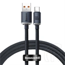 Baseus Crystal Shine USB Type-A – USB Type-C töltő adatkábel (100 W, 480 Mbps, 1,2 m, fekete)