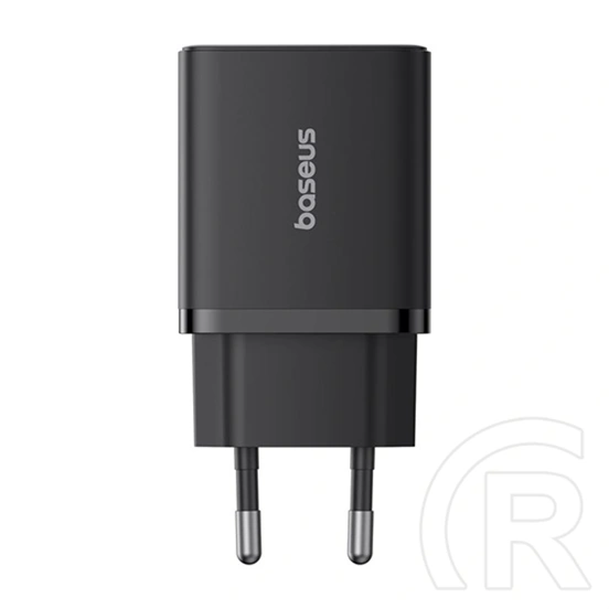 Baseus Cube hálózati töltő (30w, 1×USB Type-C, 2×USB Type-A, GaN, PD3.0, PPS, QC3.0, fekete)