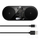 Baseus Digital LED Display 2in1 vezeték nélküli töltő (20W, Qi, digitális kijelző, USB Type-C bemenet, USB Type-A–USB Ty