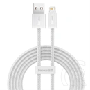 Baseus Dynamic USB Type-A – Lightning töltőkábel (2 m, 2,4 A, 480 Mbps, fehér)