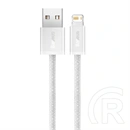 Baseus Dynamic USB Type-A – Lightning töltőkábel (2 m, 2,4 A, 480 Mbps, fehér)