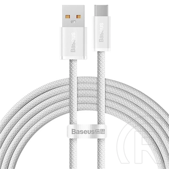 Baseus Dynamic USB Type-A – USB Type-C töltőkábel (100 W, 480 Mbps, 2 m, fehér)