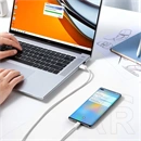 Baseus Dynamic USB Type-A – USB Type-C töltőkábel (100 W, 480 Mbps, 2 m, fehér)