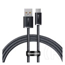 Baseus Dynamic USB adat- és töltőkábel (A dugó / C dugó, 6A, 100W, 1 m, szürke)