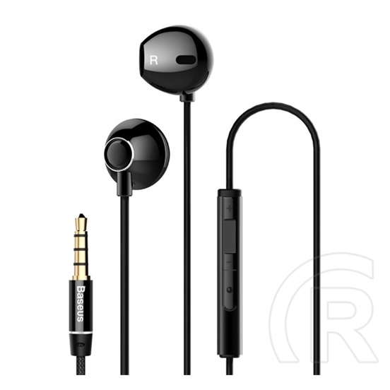Baseus Encok H06 mikrofonos fülhallgató (fekete)