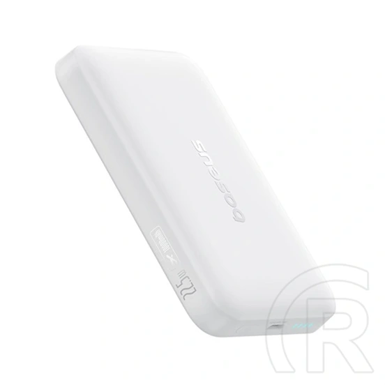Baseus Enerfill FM11 ultra-mini vésztöltő (10000mAh, 22,5W, PD gyorstöltő, MagSafe, Type-C kábel, fehér)