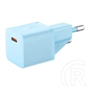 Baseus GaN5 Mini fali töltő (20W, GaN, PD gyorstöltés, 1× USB Type-C, kék)