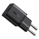 Baseus GaN5 Mini hálózati gyorstöltő (25W, 1× USB Type-C aljzat, GaN, 100W USB Type-C kábel 1 m, fekete)