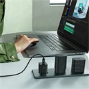 Baseus GaN5 Mini hálózati gyorstöltő (25W, 1× USB Type-C aljzat, GaN, 100W USB Type-C kábel 1 m, fekete)