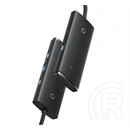 Baseus Lite USB hub 4in1 (4 USB 3.0 aljzat, USB kábel 200 cm, fekete)