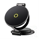 Baseus MagPro II Magnetic autós tartó (műszerfalra, mágneses, 3M ragasztó, 360°, MagSafe kompatibilis, fémházas, fekete)