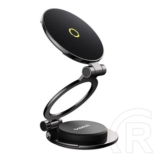 Baseus MagPro II Magnetic autós tartó (műszerfalra, mágneses, 3M ragasztó, 360°, MagSafe kompatibilis, fémházas, fekete)