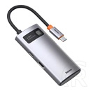 Baseus Metal Gleam 4in1 USB-C hub (USB-C, USB 2.0, USB 3.0, HDMI, aktív)