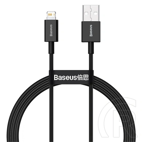 Baseus Superior USB Type-A – iPhone gyorstöltő adatkábel (1 m, 2,4 A, 480 Mbps, fekete)