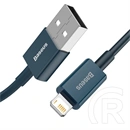 Baseus Superior USB Type-A – iPhone töltő- és adatkábel (2,4 A, 480 Mbps, 1 m, kék)