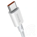 Baseus Superior USB Type-C gyorstöltő adatkábel (100 W, 480 Mbps, 2 m, fehér)