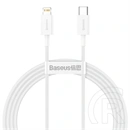 Baseus Superior USB Type-C – iPhone gyorstöltő adatkábel (20 W, PD 2.0, 480 Mbps, 1,5 m, fehér)