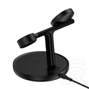 Baseus Swan vezeték nélküli töltő állvány 3in1 (20w, wireless, MagSafe kompatibilis, Apple watch töltő, airpods töltő, U