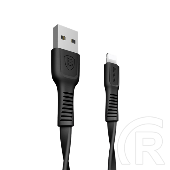 Baseus Tough Series USB Type A - Lightning kábel (1 m, fekete)