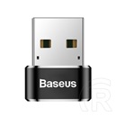 Baseus USB-A (M) > USB-C (F) adapter (3 A, fekete)
