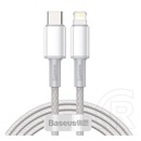 Baseus Superior adat- és töltőkábel (USB-C dugó / Lightning dugó, 2 m, fehér)