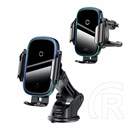 Baseus WXHW03-01 QI vezeték nélküli autós tartó és töltő (fekete)